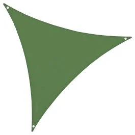Vela ombreggiante triangolare, idrorepellente, 3x3 m, verde, Esté