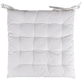 Cuscino sedia 40x40 cm, idrorepellente, ecrù, Esté