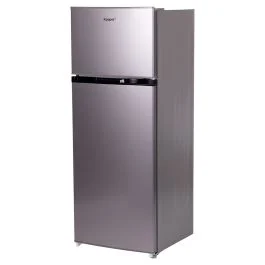 Frigorifero con freezer 240L doppia porta 55x55x143 cm, acciaio, Kooper