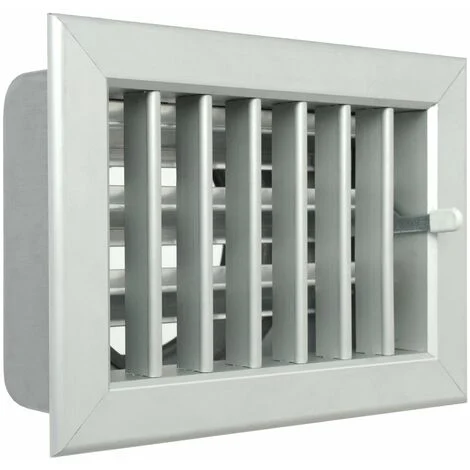 La Ventilazione GCSIAL1813100 Griglia Incasso per Camini, Alluminio, 180x130 mm
