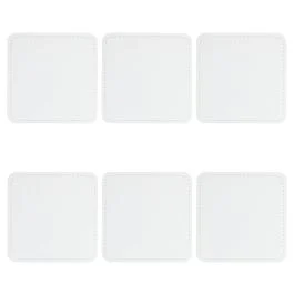 Set 6 sottobicchieri double face soft touch, Horeca White