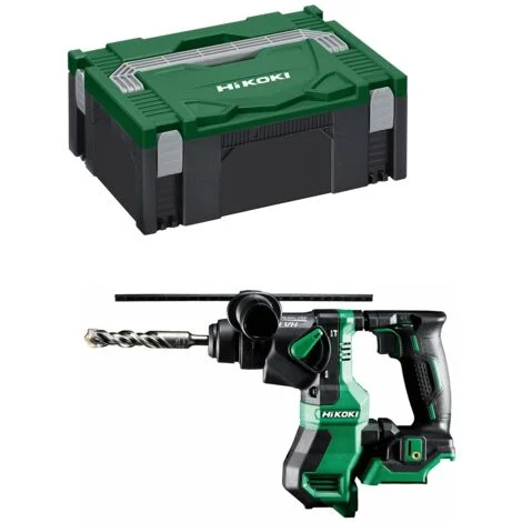 Hikokidh18dpaw2z - martillo ligero sds-plus sin baterias ni cargador 18v li-ion motor brushless 1,3 j 0-1080 rpm 0-5500 ipm max. 18 mm 1,6 kg con maletin.. 4966376332823