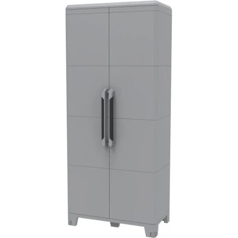 Terry armadio transforming con 2 ante ripiani modulari adattabili cm 78x43x184h per esterni