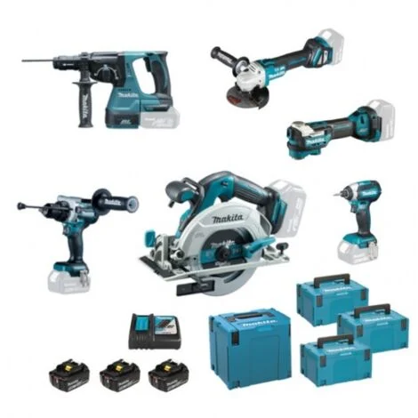 Combo Kit Makita DLX6126JX1 18V 5Ah