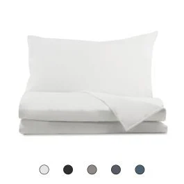 Completo letto singolo in microfibra, con angoli, Sibilla