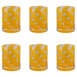 Set 6 bicchieri acqua 340 ml, Vertigo Yellow