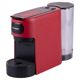 Macchina caffè espresso a cialde rossa, 1350W, Kooper