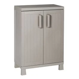 Armadio basso midi a 2 ante in plastica, Woody's