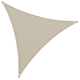 Vela ombreggiante triangolare, idrorepellente, 3x3 m, tortora, Esté