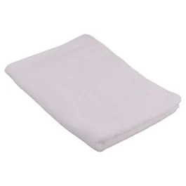 Asciugamano in morbidissimo cotone 40x60 cm, bianco, Sibilla