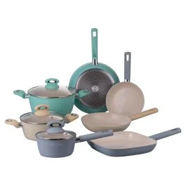 Batteria 10 pezzi, rivestimento in ceramica, induzione, Kolorados SìChef