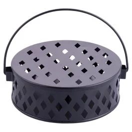 Porta zampirone con coperchio, nero, Happy Garden