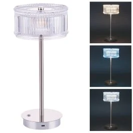 Lampada touch silver ricaricabile, Kooper