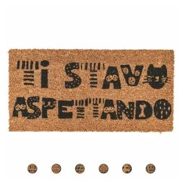 Zerbino ingresso 50x25 cm in cocco e pvc, Sibilla