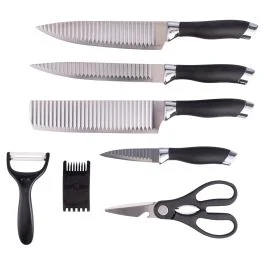 Set 7 utensili da taglio in acciaio inox, SìChef Premium