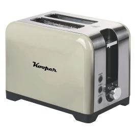Tostapane vintage, 2 aperture, 780-930W, avorio, Kooper