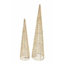Set 2 alberi oro con led