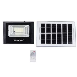 Faretto solare 114 led da esterno con telecomando, Kooper