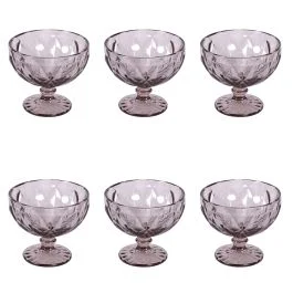 Set 6 coppe gelato purple 400 ml, Elizabeth Sibilla