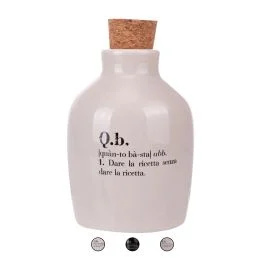 Mini oliera 112 ml in ceramica tappo in sughero, Victionary