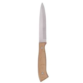 Coltello Utility/Verdure in acciaio inox e legno di faggio, SìChef