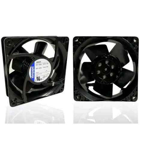 Ventilatore Assiale EBM - PAPST 4650N, con Struttura e Rotore in Metallo, Dimensioni 119x119x38mm, Potenza 19W, VelocitÃdi Rotazione 2650rpm