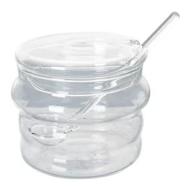 Zuccheriera 250 ml in vetro borosilicato