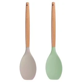 Cucchiaione antigraffio, manico in legno, SìChef