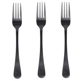 Set 3 forchette nero satinato, 5Th Avenue Sibilla