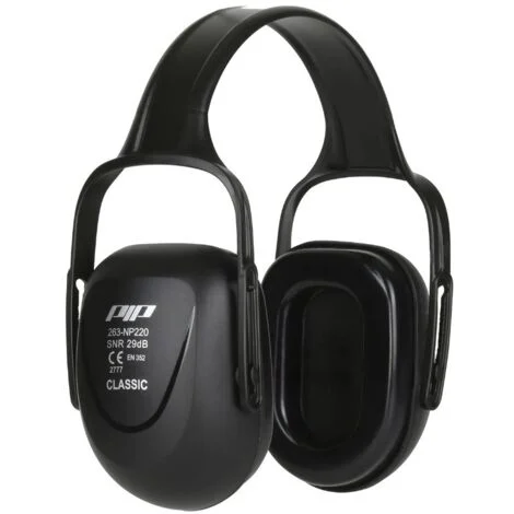 Cuffie da Lavoro Antirumore Professionali SNR 29 Db Nero Unica