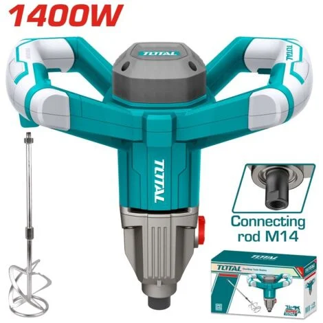 MISCELATORE CEMENTO MALTA TRAPANO MESCOLATORE ELETTRICO 1400W TOTAL
