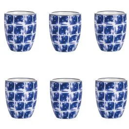 Set 6 tazzine caffè 90 ml in gres, Confusion