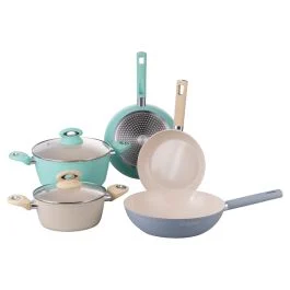 Batteria 7 pezzi, rivestimento in ceramica, induzione, Kolorados SìChef