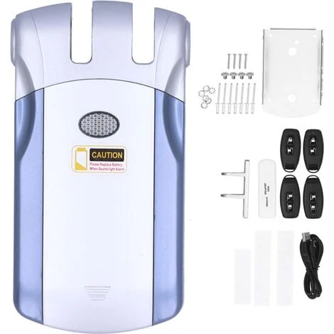 WAFU 019 Serratura invisibile con telecomando WIFI, dispositivo antifurto intelligente, sicurezza domestica per TUYA