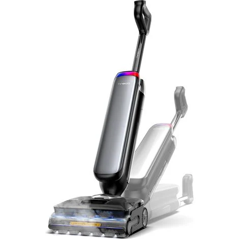 Tineco Floor One S9 Artist Steam Pro Aspirapolvere verticale Batteria Secco e bagnato Senza sacchetto Nero, Argento