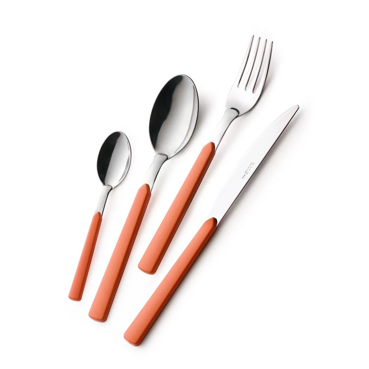 Posate Tavola Inox Set pz.24 Eme Fast Arancione