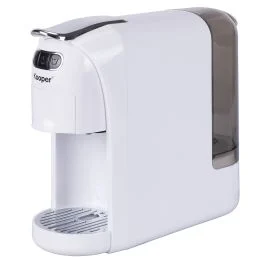 Macchina caffè espresso 3 in 1 a capsule, cialde e polvere, bianco, Caffea Kooper