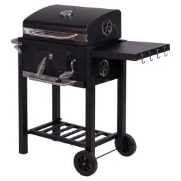 Barbecue in acciaio con ruote 97,5X53,5X97cm, BestBQ