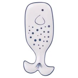 Balena poggiamestolo, bianco, Fish Cartoon