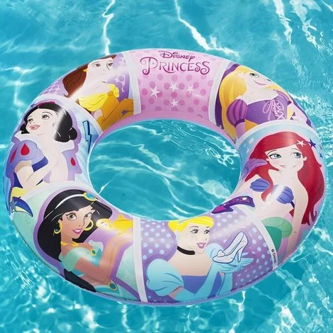 TrAdE Shop Traesio - Salvagente Ciambella Gonfiabile Per Bambini Con Grafica Principesse Disney ø56cm 016125 -