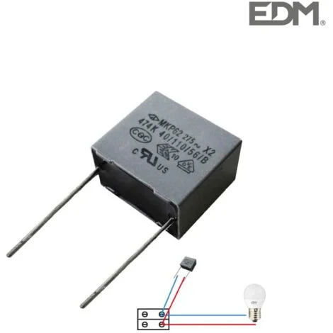 Condensatore per lampadina LED EDM