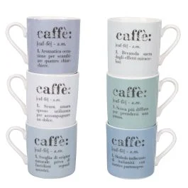 Set 6 tazzine caffè 90 ml, Victionary Ocean
