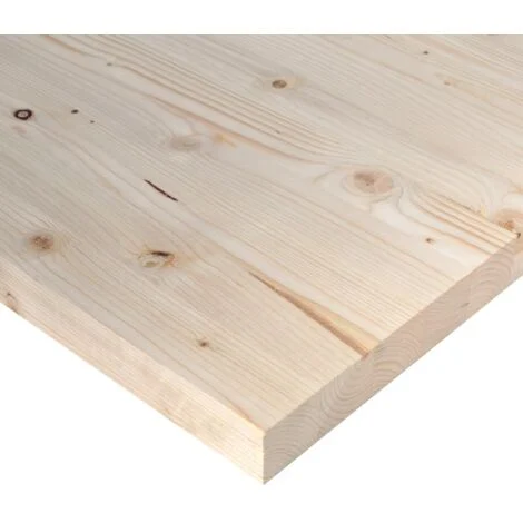 Tavola in legno lamellare monostrato abete mm 40 x 300 x 2450 mensola ripiano