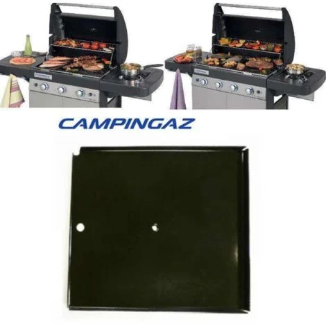 2186 Piastra In Acciaio Smaltato Barbecue Campingaz Series 3 4 Smaltata 45x39 Cm
