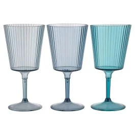 Calice 400 ml in plastica PS, Shades of Ocean, Unico