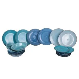 Servizio piatti 18 pezzi, Baita Acqua Ocean