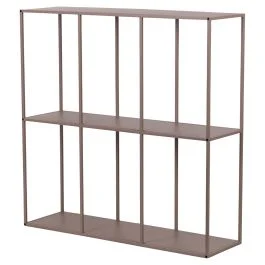 Scaffale/libreria 3 ripiani tortora Esté