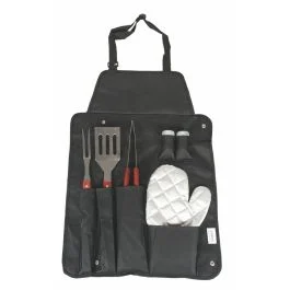 Set 6 utensili barbecue con grembiule, BestBQ