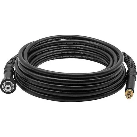 Tubo flessibile ad alta pressione di ricambio da 6 m, raccordo da 10 mm x M22, connettore per tubo flessibile per idropulitrice Kärcher K2 (vecchio modello).