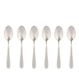 Set 6 cucchiaini moka in acciaio inox 18/10, Segno
